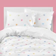 love hearts girls twin bedding toddler