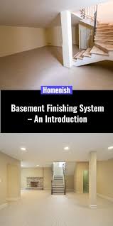 basement finishing system an