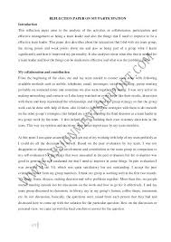 Personal Development Reflective Essay Examples Reflection Example