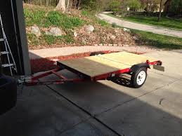 Haul master folding trailer pics. Haul Master Heavy Duty Folding Trailer 1195 Lb Capacity 48 X 96 In For Sale In Columbus Oh Offerup