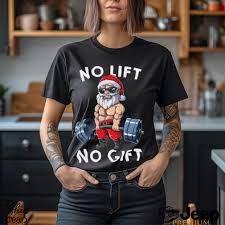no lift no gift santa workout gym lover