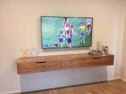 They add so much visual space to a living room. Floating Tv Unit Made From Solid Messmate Timber Floating Tv Unit Tv Unit Oak Tv Unit