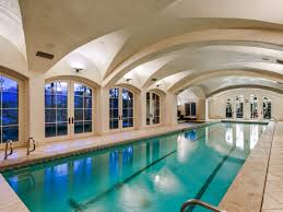 Indoor pools with skylights and retractle roofs. 9 Homes For Sale With Beautiful Workout Facilities Architectural Digest
