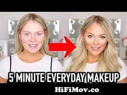 5 minute everyday makeup transformation