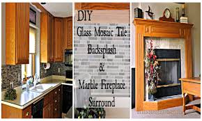 Glass Mosaic Tile Kitchen Backsplash