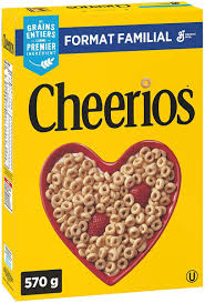 cheerios cereal family size 570g 20oz