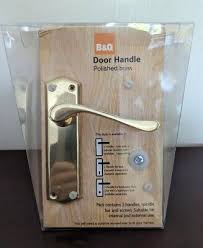 solid br internal door handle