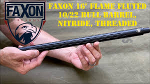 flame fluted 10 22 bull barrel