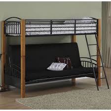 country pine twin over futon metal bunk bed