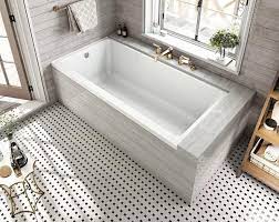 We noticed after pouring a seal coat that random areas of the paint on our dinette table was being eaten away from the epoxy and leaving behind pinholes that showed the underneath wood surface. 24 Fabulous Drop In Tub Ideas Bathtub Shower Combo Bathroom Renovation Diy Drop In Tub