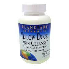 planetary herbals yellow dock skin