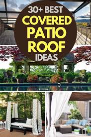 Covered Patio Roof Ideas Designs