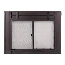 Fireplace Glass Doors Ascot Small Oil Rubbed Bronze At 1000or