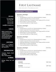 Resume Template Google Docs Free Resume Template Download Open