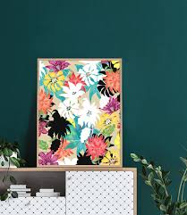 Dahlia Art Print Eclectic Fl