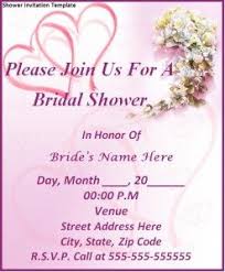 Free Editable Download In Ms Word Shower Invitation Template