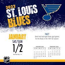 NHL St Louis Blues 2022 Desk Calendar ...