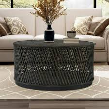 Finecasa Round Wood Coffee Table