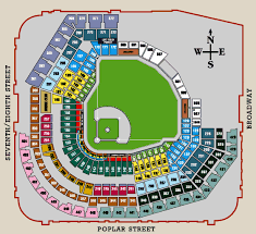 seating diagram for busch stadium iii