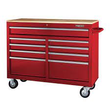 46 in 9 drawer mobile storage cabinet