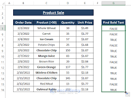 formula to find bold text in excel