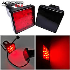 Truck Trailer Hitch Cover With 15led Brake Light Fit 2 Receiver Trailer Hitch Receiver Cover Tube Towing With Stop Tail Light Signal Lamp Aliexpress