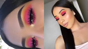 easy hot pink makeup jocy reyes