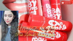 maybelline baby lips pink and