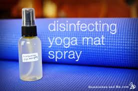 disinfecting yoga mat spray humblebee