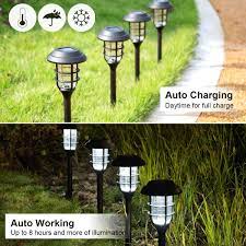 solpex 8 pack solar pathway lights