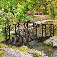 Metal Arch Backyard Garden Bridge