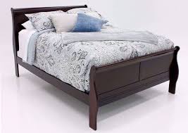 louis philippe full size bed cherry