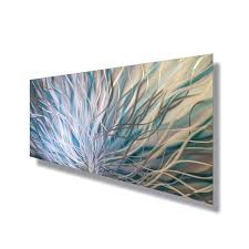 Large Silver Wall Art Abstract