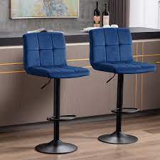 duhome modern bar stools set of 2