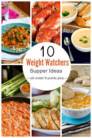 10 weight watchers supper ideas
