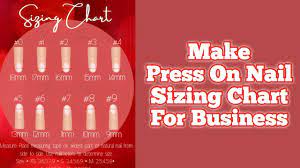 how to make a nail sizing chart press