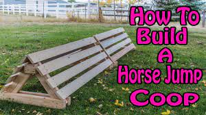building a coop for a horse jump