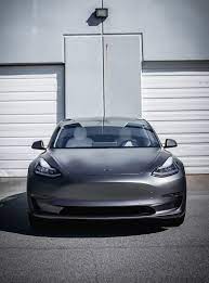 Tesla Model 3 Wrap 3m Satin Dark Grey