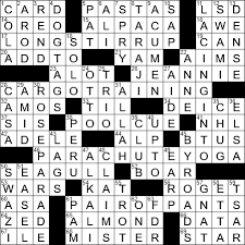 La Times Crossword 17 May 22 Tuesday