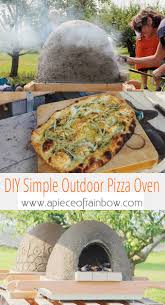 diy wood fired outdoor pizza oven