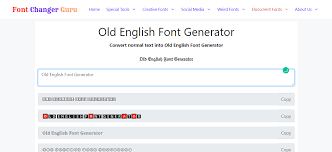 old english font generator 𝕺𝖑𝖉