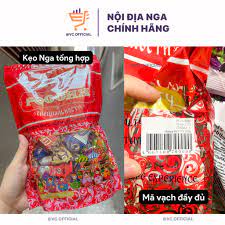 Kẹo Nga tổng hợp POCCNR - Bánh kẹo Tết gói 500g