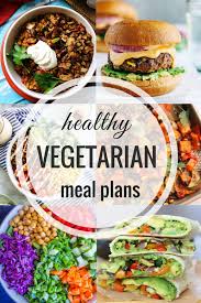 healthy vegetarian meal plan week 101