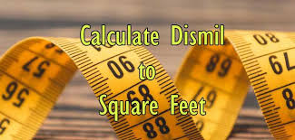 Calculate Dismil To Square Feet Sq Ft Simple Converter