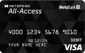 Your western union® netspend® prepaid mastercard® is available wherever you go. Netspend All Access Account By Metabank Apply Online Creditcards Com