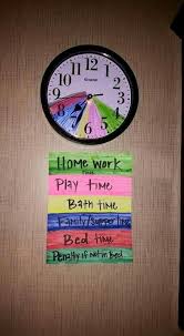 A Great Visual Schedule For At Home And At School Color
