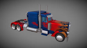 optimus prime truck form
