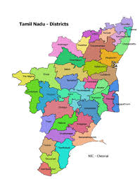 You can drag the map with your mouse and double click to zoom. Tamil Nadu District Map Tamil Nadu Government Portal