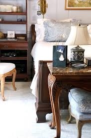 french country bedroom hardwood floor