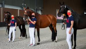 Obviously, the horses have to be flown to the tokyo olympics to compete in equestrian, and it's a very involved process. 4nogrc3xjorutm